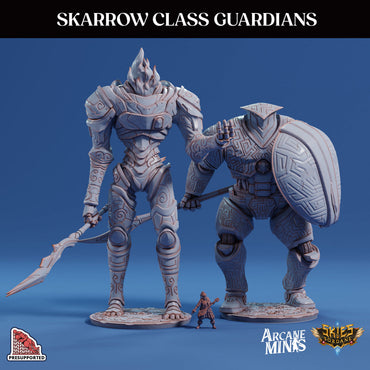 3D Printed Sordane Publishing Skarrow Class Guardians 28 32mm D&D (Online Only)