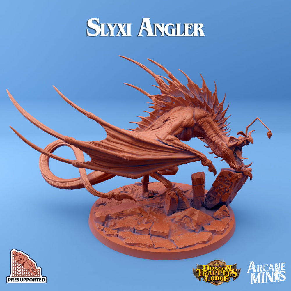 3D Printed Sordane Publishing Slyxi Angler 28 32mm D&D (Online Only)