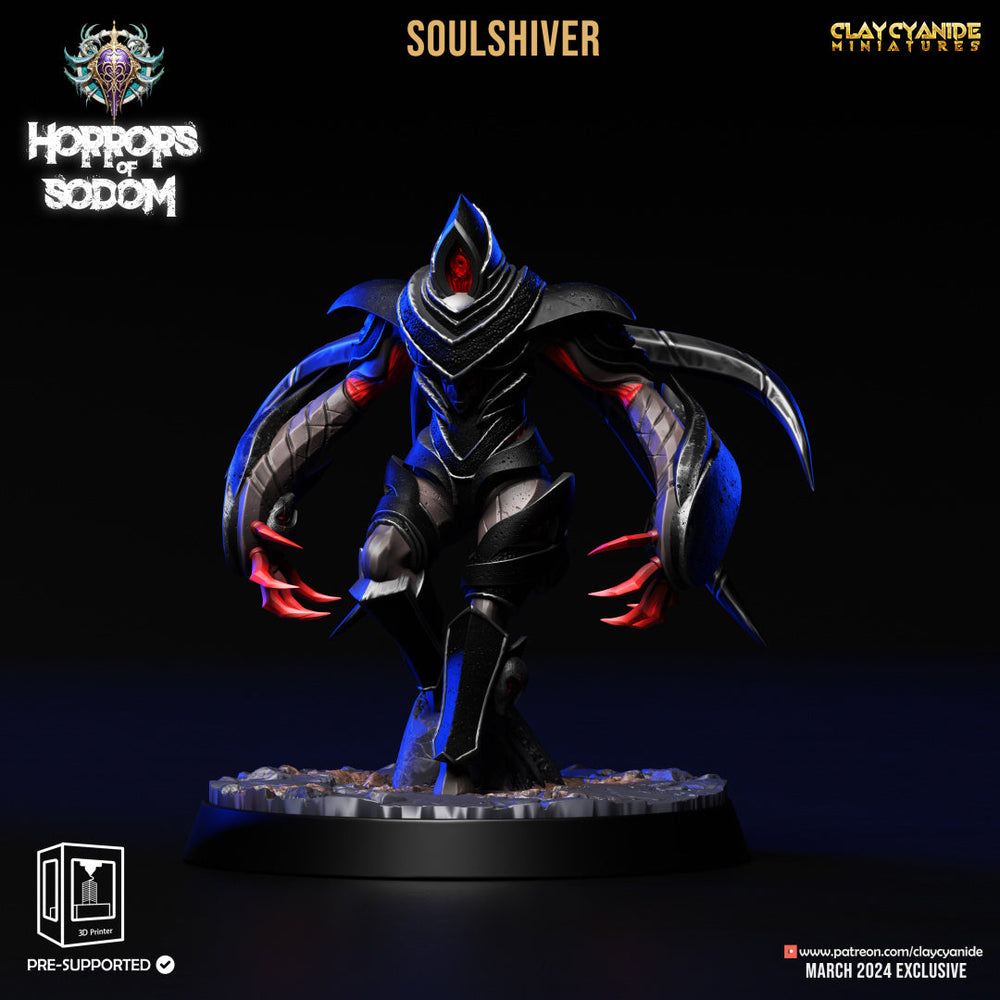 3D Printed Clay Cyanide Faction Bane of Eclipse 28mm 32mm D&D (Online Only)