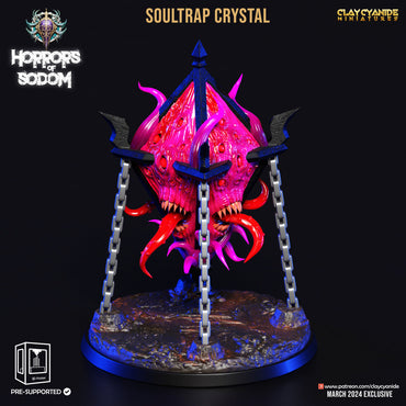 3D Printed Clay Cyanide Horrors of Sodom - Soultrap Crystal 28mm 32mm D&D (Online Only)