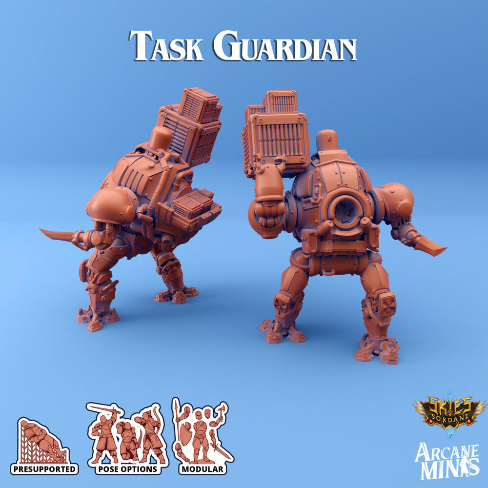 3D Printed Sordane Publishing Arcane Minis Shard Guardian Task Set Shard Guardian Set 28 32mm D&D (Online Only)