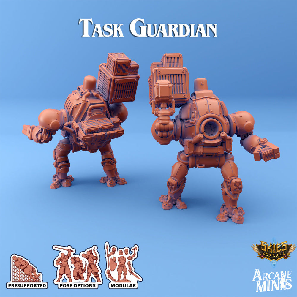 3D Printed Sordane Publishing Arcane Minis Shard Guardian Task Set Shard Guardian Set 28 32mm D&D (Online Only)