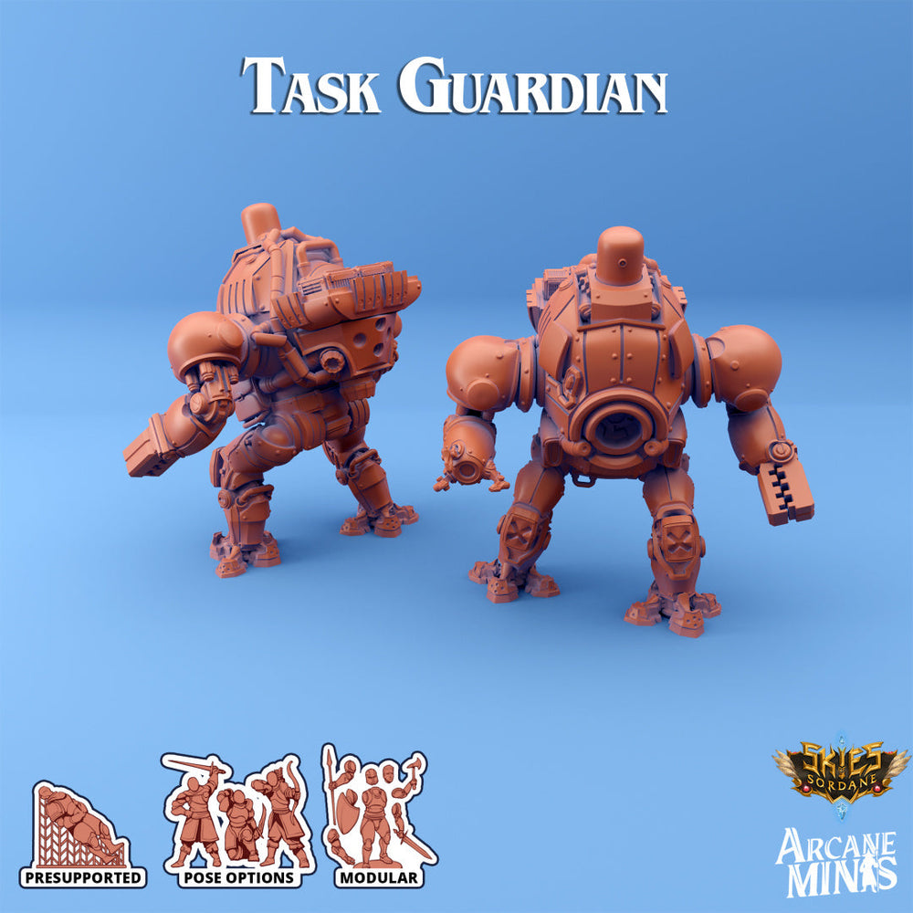 3D Printed Sordane Publishing Arcane Minis Shard Guardian Task Set Shard Guardian Set 28 32mm D&D (Online Only)
