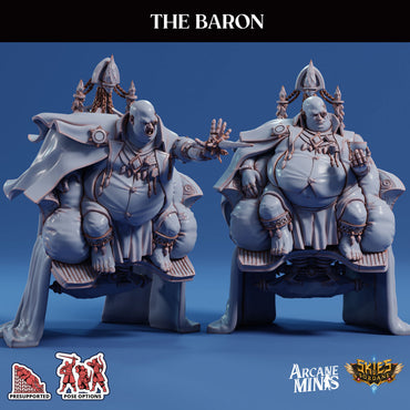 3D Printed Sordane Publishing The Baron 28 32mm D&D (Online Only)