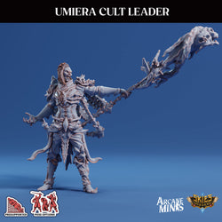3D Printed Sordane Publishing Arcane Minis Cult Leader Umiera Cult of Umiera 28 32mm D&D (Online Only)