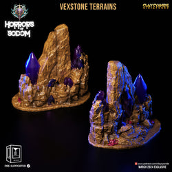 3D Printed Clay Cyanide Horrors of Sodom Vexstone Terrains 28 32 mm D&D (Online Only)