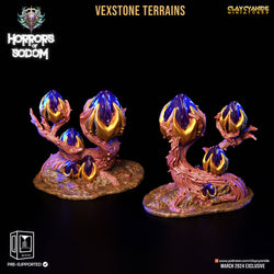 3D Printed Clay Cyanide Horrors of Sodom Vexstone Terrains 28 32 mm D&D (Online Only)