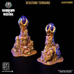 3D Printed Clay Cyanide Horrors of Sodom Vexstone Terrains 28 32 mm D&D (Online Only)