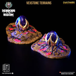 3D Printed Clay Cyanide Horrors of Sodom Vexstone Terrains 28 32 mm D&D (Online Only)
