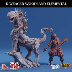 3D Printed Sordane Publishing Ravaged Woodland Elemental AC Adventure Friends in High Places 28 32mm D&D (Online Only)