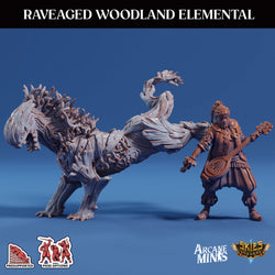 3D Printed Sordane Publishing Ravaged Woodland Elemental AC Adventure Friends in High Places 28 32mm D&D (Online Only)