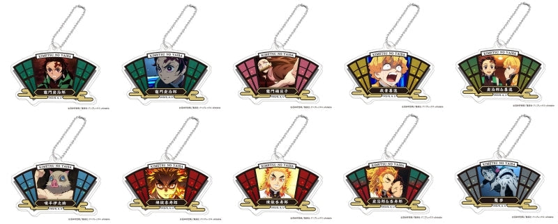 Demon Slayer Kimetsu No Yaiba DECOFLA Acrylic Keychain blind box ( 1 Blind Box ) (ONLINE ORDER ONLY)