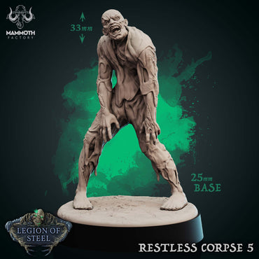 Restless Corpse: Sculpt 5 (Shambling Zombie) (Online Order Only)