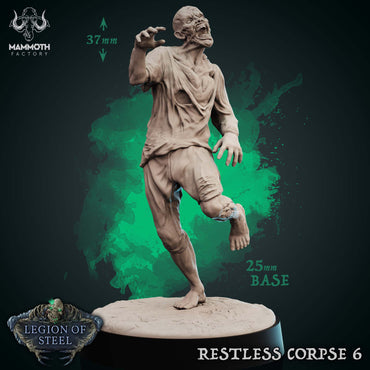 Restless Corpse: Sculpt 6 (Shambling Zombie) (Online Order Only)