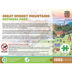 Great Smoky Mountains National Park 1000 Piece Jigsaw Puzzle (ONLINE ORDER ONLY)