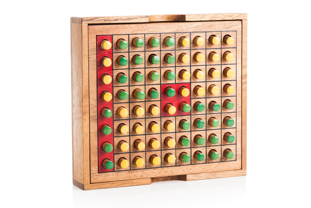 Othello Board Game: Handcrafted Wooden Set for Classic Strategy (Online Order Only)