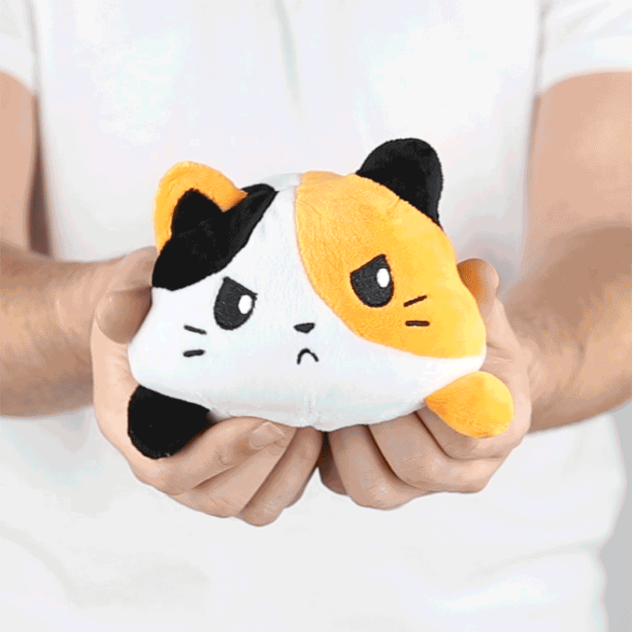 TeeTurtle Reversible Cat: Calico (Mini) (ONLINE ORDER ONLY)