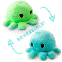 TeeTurtle Reversible Octopus: Green/Aqua (Mini) (ONLINE ORDER ONLY)