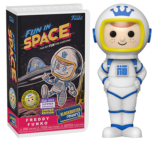 Funko Rewind Freddy Funko (Astronaut, Sealed) - 2023 Summer Convention Exclusive **Missing Sticker** (Online Order Only)