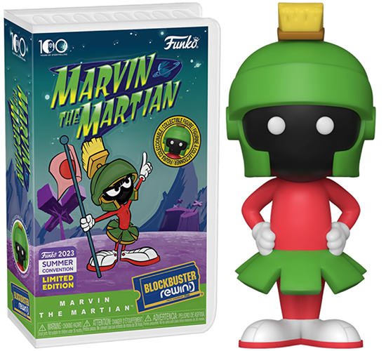 Funko Rewind Marvin the Martian (Sealed) - 2023 Summer Convention Exclusive **Missing Sticker** (Online Order Only)