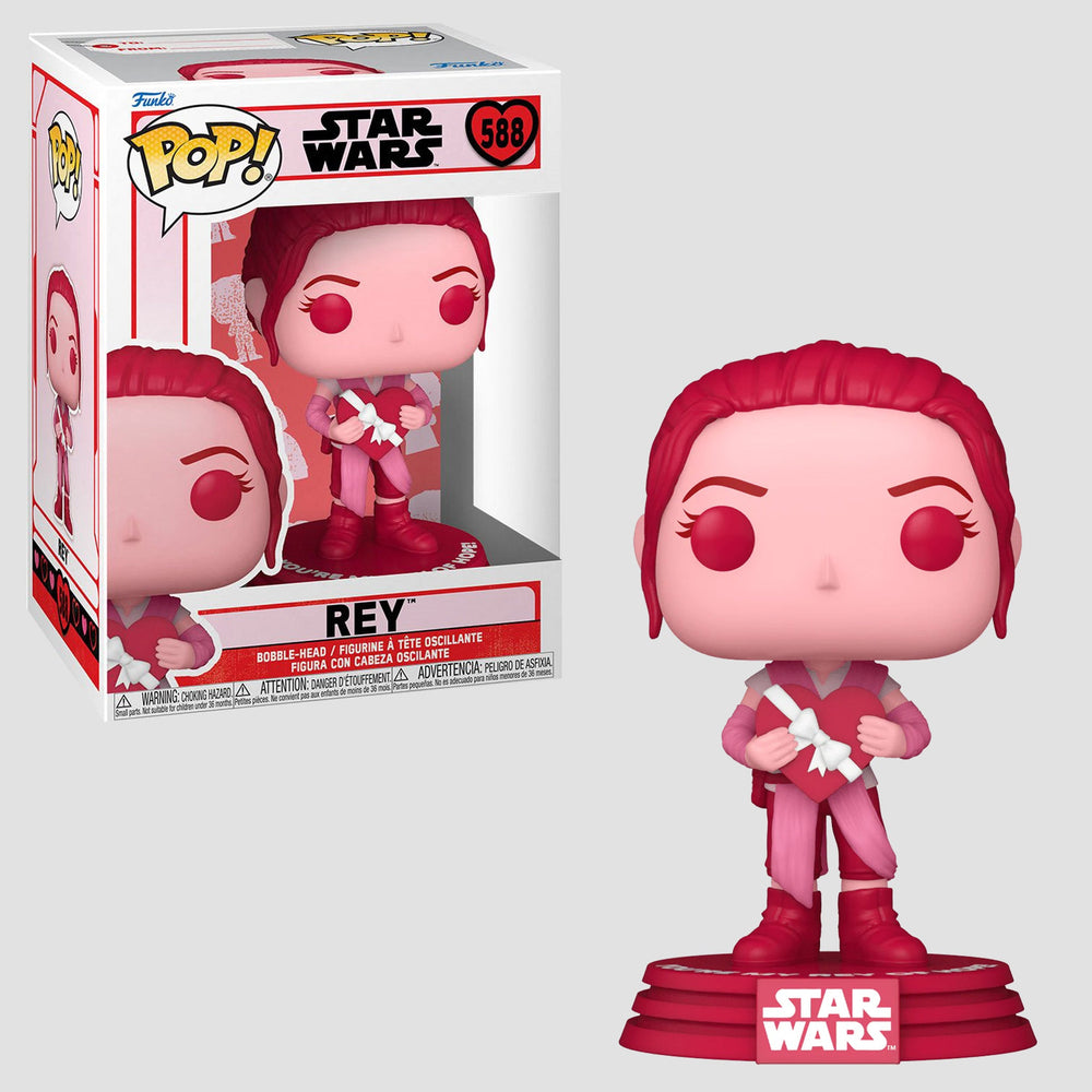 Rey Star Wars Valentine's Day Funko Pop! (Online Order Only)