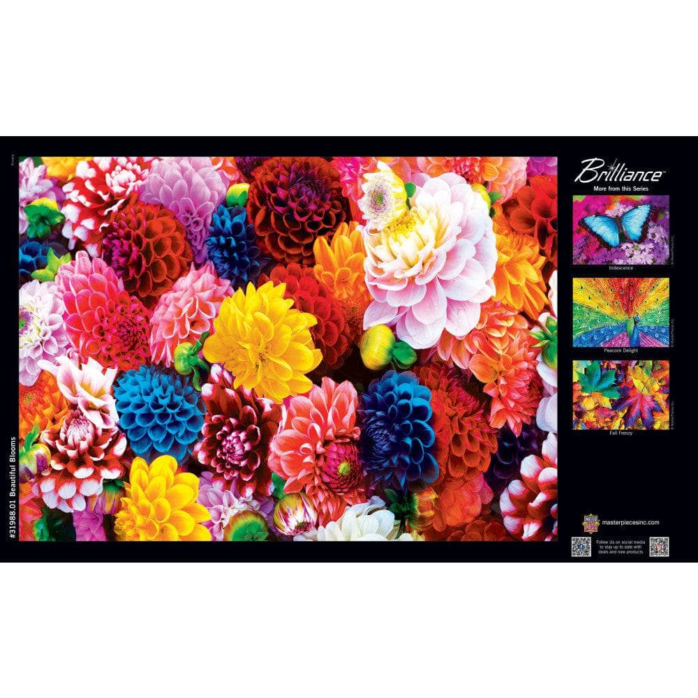 Brilliance - Beautiful Blooms 500 Piece Jigsaw Puzzle (ONLINE ORDER ONLY)