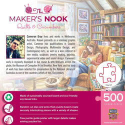 Maker's Nook - Quilts & Cucumbers 500 Piece Jigsaw Puzzle