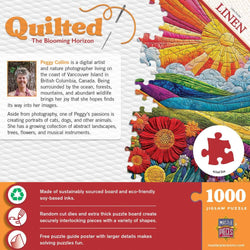Quilted - The Blooming Horizon 1000 Piece Jigsaw Puzzle (ONLINE ORDER ONLY)
