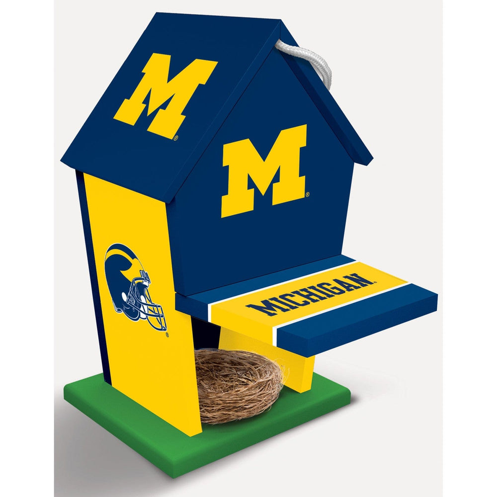 Michigan Wolverines Birdhouse