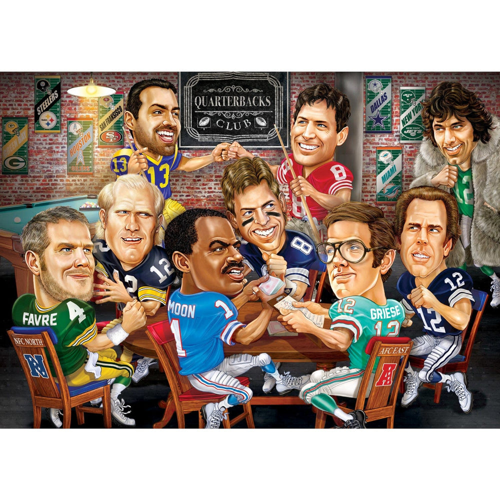NFL Quarterbacks Club - All Time Greats 500 Piece Jigsaw Puzzle (ONLINE ORDER ONLY)