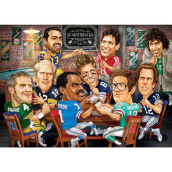 NFL Quarterbacks Club - All Time Greats 500 Piece Jigsaw Puzzle (ONLINE ORDER ONLY)