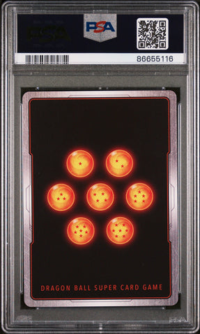 2022 DRAGON BALL SUPER REALM OF THE GODS 7 SSG GOKU, DVN RSTRNT #P-362 - PSA 10 (Online Order Only)