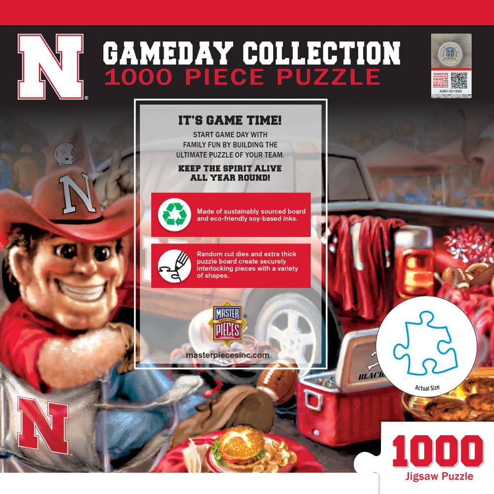 Nebraska Cornhuskers - Gameday 1000 Piece Jigsaw Puzzle