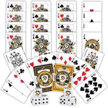 Pittsburgh Penguins - 2-Pack Playing Cards & Dice Set (ONLINE ORDER ONLY)