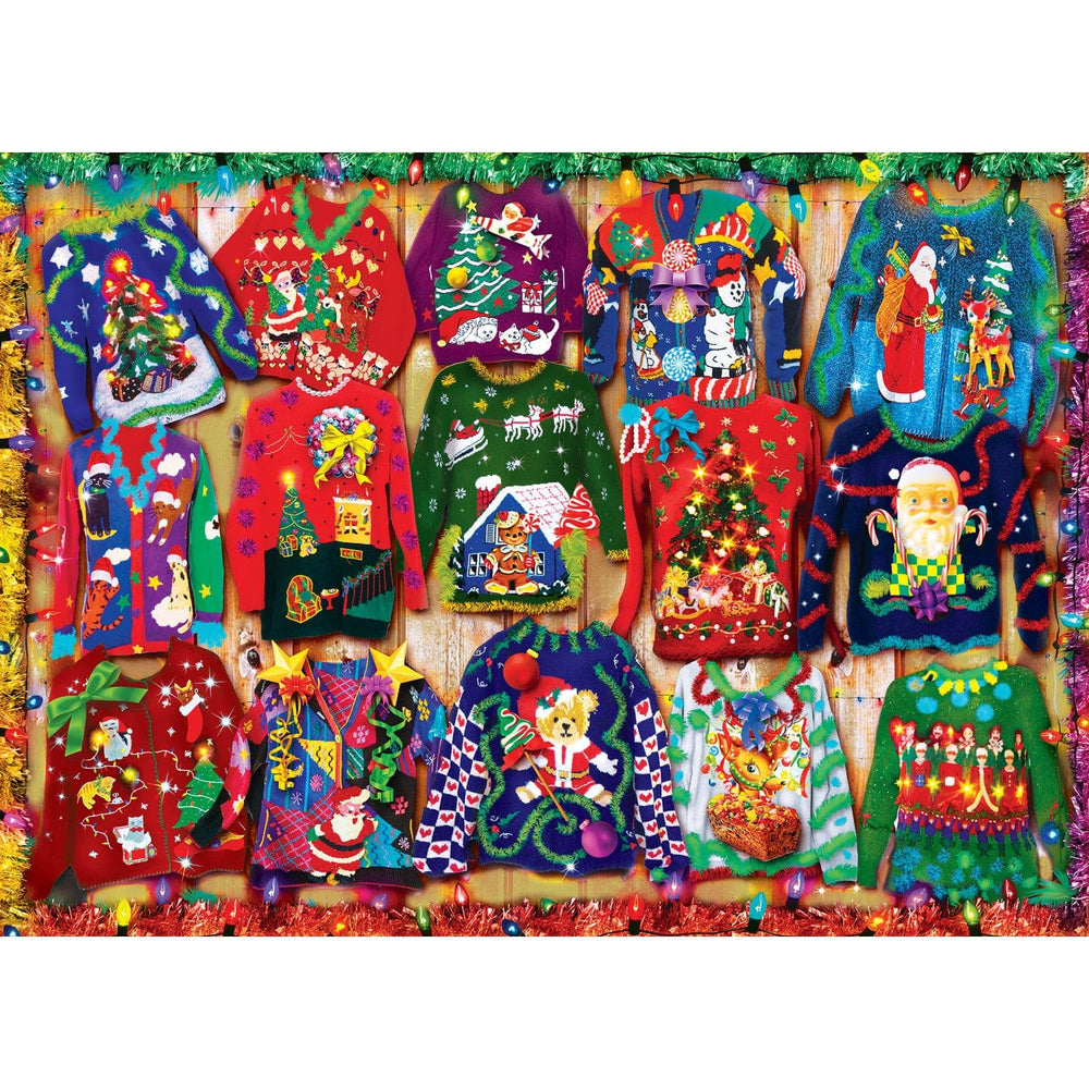 Season's Greetings - Holiday Sweaters 1000 Piece Jigsaw Puzzle (ONLINE ORDER ONLY)