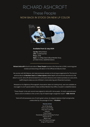 Richard Ashcroft - These People (Clear & Blue Marble Colored Vinyl) (2 Lp's) [Vinyl] (ONLINE ORDER ONLY)