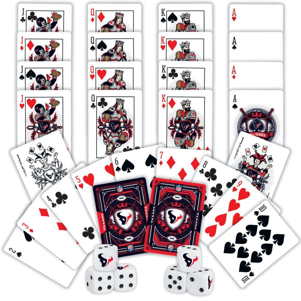 Houston Texans - 2-Pack Playing Cards & Dice Set (ONLINE ORDER ONLY)
