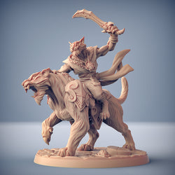 3D Printed Artisan Guild Modular Rakshatiger Riders Rakshakin Headhunters 28mm 32mm (Online Only)