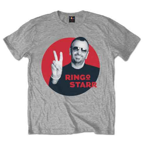 Ringo Starr - Peace Red Circle [T-Shirt] (ONLINE ORDER ONLY)