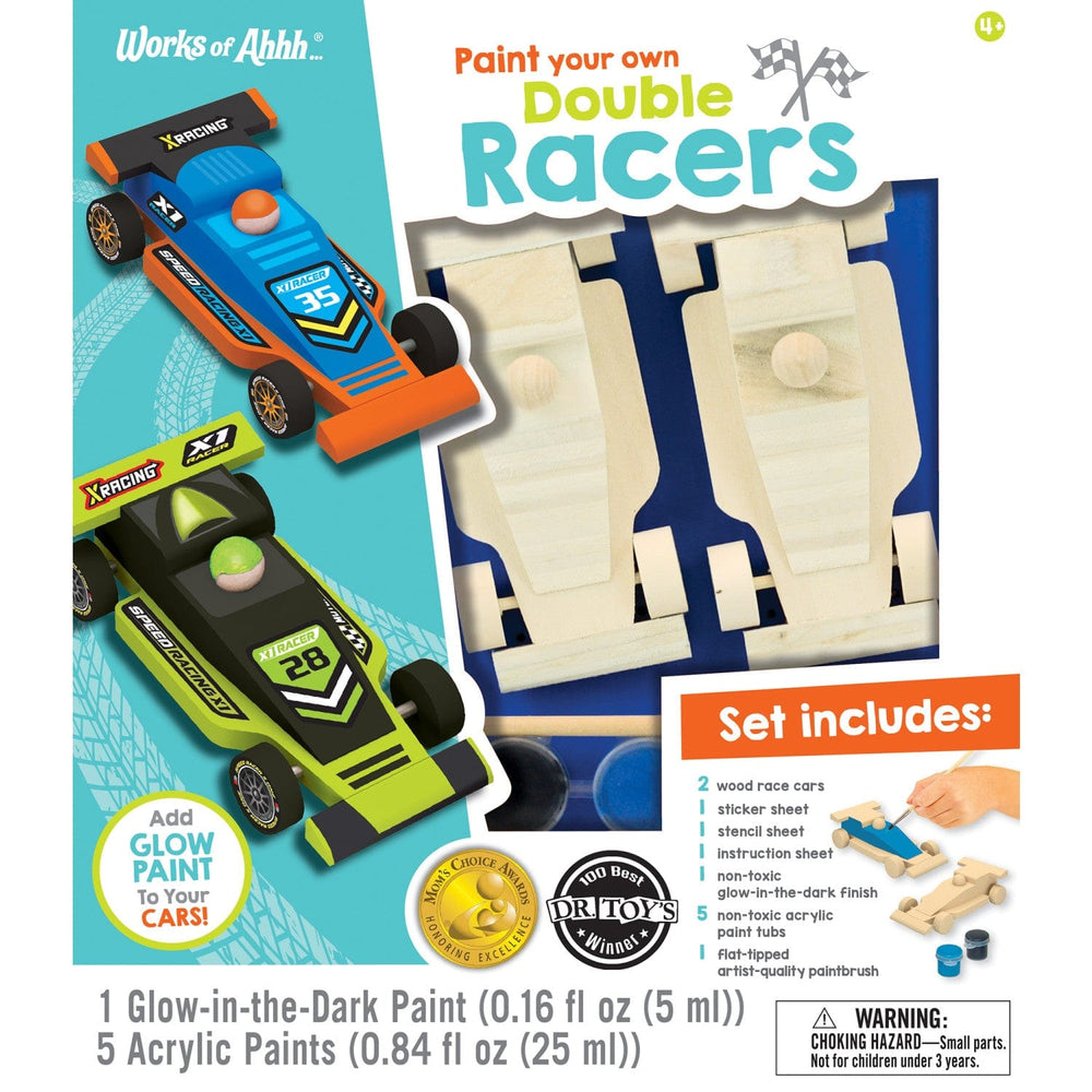 Double Racers Wood Craft & Paint Kit (ONLINE ORDER ONLY)