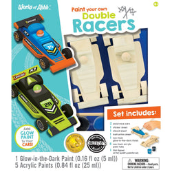 Double Racers Wood Craft & Paint Kit (ONLINE ORDER ONLY)