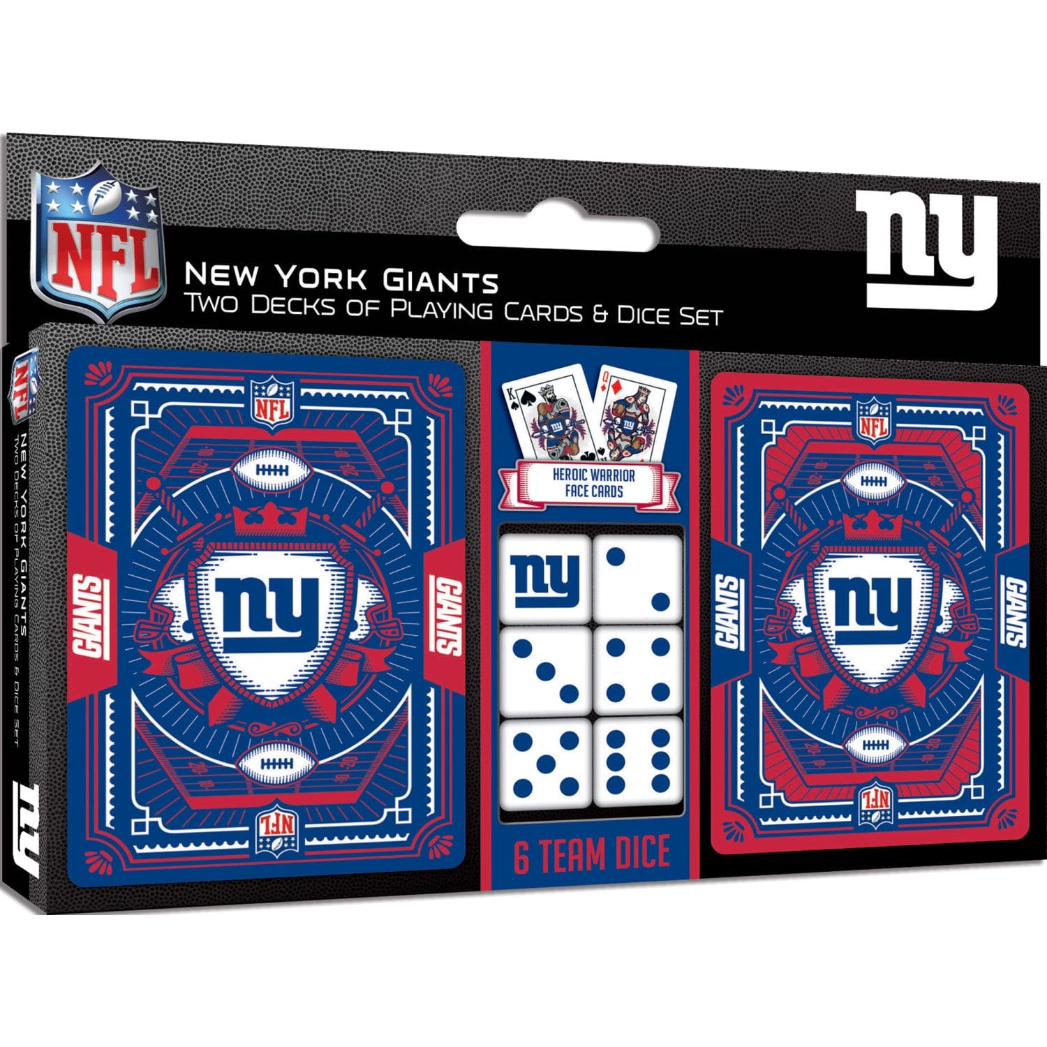 New York Giants - 2-Pack Playing Cards & Dice Set (ONLINE ORDER ONLY)