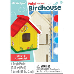 Birdhouse Wood Craft & Paint Kit (ONLINE ORDER ONLY)