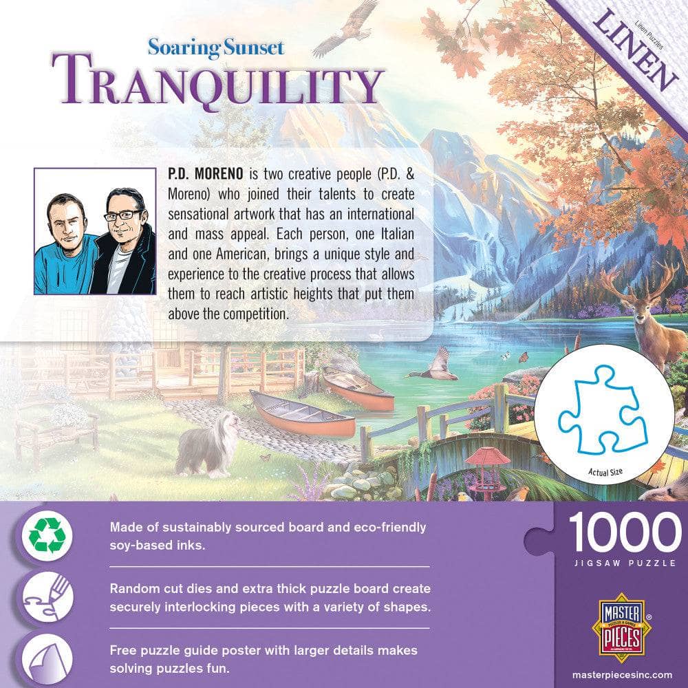 Tranquility - Soaring Sunset 1000 Piece Jigsaw Puzzle (ONLINE ORDER ONLY)