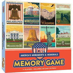 America's Monuments & Memorials Memory Game (ONLINE ORDER ONLY)
