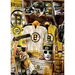 Boston Bruins - Locker Room 500 Piece Jigsaw Puzzle (ONLINE ORDER ONLY)