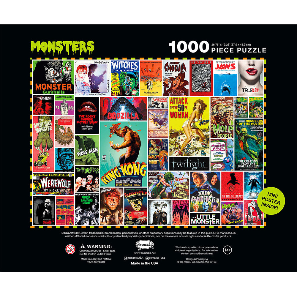 Puzzle: Monsters (ONLINE ORDER ONLY)