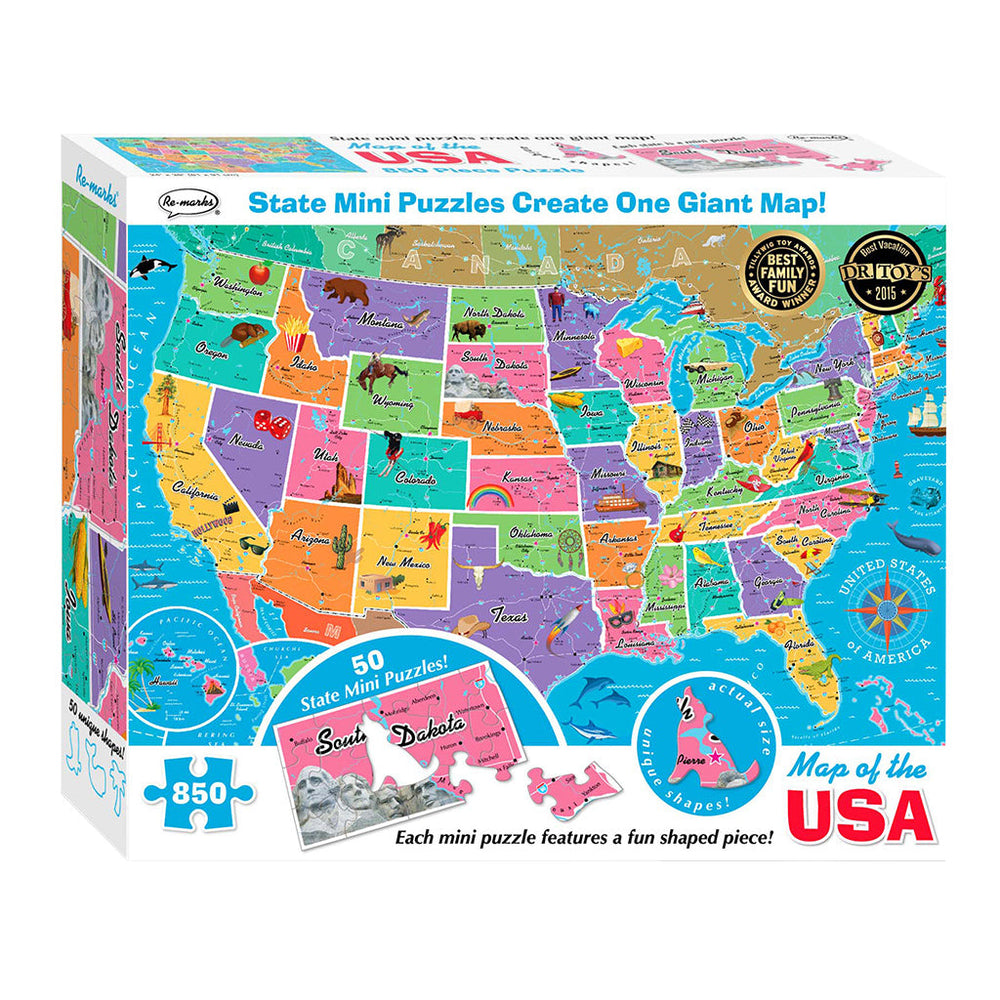 Puzzle: Map of USA (ONLINE ORDER ONLY)