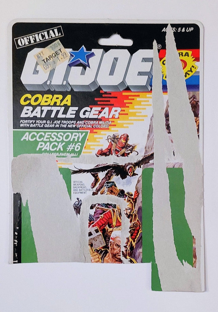 G.I. Joe Backing Card - Accessory Pack #6