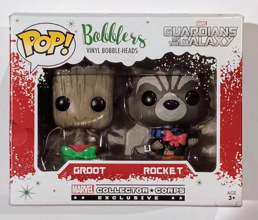 Funko Bobbles - Groot and Rocket (Collector Corps) (ONLINE ORDER ONLY)